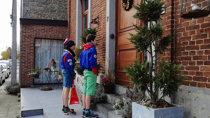Les scouts de Gerpinnes récoltent des vivres pour Faim&Froid