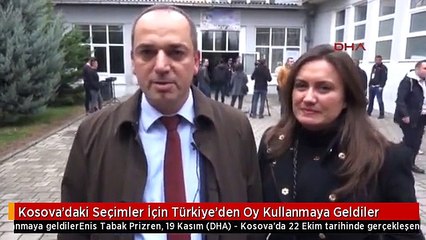 Kosova'daki Seçimler İçin Türkiye'den Oy Kullanmaya Geldiler