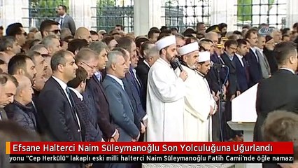 Efsane Halterci Naim Süleymanoğlu Son Yolculuğuna Uğurlandı