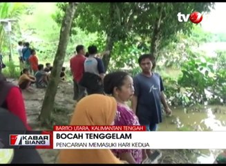 Pencarian Bocah Tenggelam di Sungai Barito