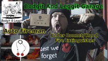Auto Fireman under bonnet/hood fire extinguisher Bodgit And Leggit Garage