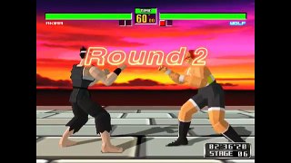 Virtua Fighter 10th Anniversary (2003) EXTENDED Akira Playthrough VS ALL 16 Charers (60 FPS) PS2