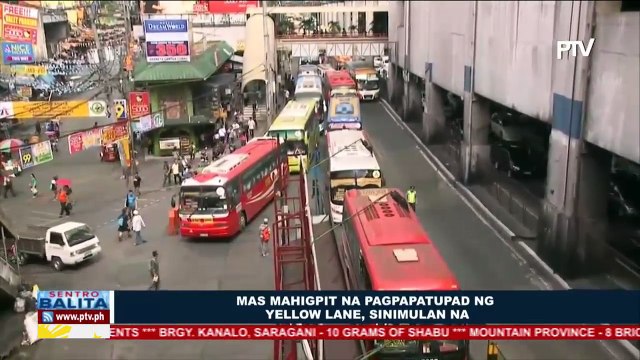 Mas mahigpit na pagpapatupad ng yellow lane, sinimulan na