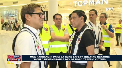 Mga hakbangin para sa road safety, inilatag ngayong 'World Remembrance Day of Road Traffic Victims'