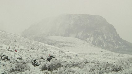 [날씨] 최강 추위 속 서해안·한라산 첫눈...울릉도 10cm 폭설 / YTN