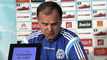 Marcelo Bielsa n'a pas pu donner la compo de départ de son équipe face à Lorient