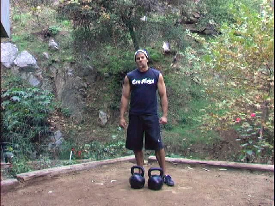 Mike Mahler - Kettlebell Solutions For Speed And Explosive Strength - Upper Body - 03 - Alternating Hang Clean And Press