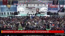 Gümüşhane Cumhurbaşkanı Erdoğan Gümüşhane'de Konuşuyor
