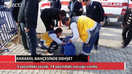 Karakol bahçesinde dehşet