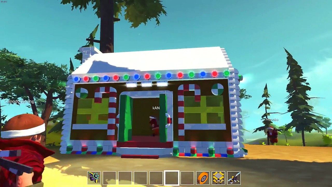 GINGERBREAD HOUSE CONTEST! (You Decide!) - Scrap Mechanic Multiplayer Monday Ep21