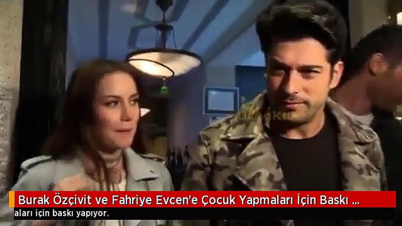 Burak Özçivit ve Fahriye Evcen'e Çocuk Yapmaları İçin Baskı Var