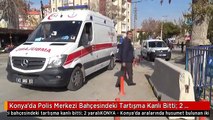 Konya'da Polis Merkezi Bahçesindeki Tartışma Kanlı Bitti: 2 Yaralı
