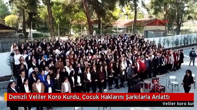 Denizli Veliler Koro Kurdu, Çocuk Haklarını Şarkılarla Anlattı