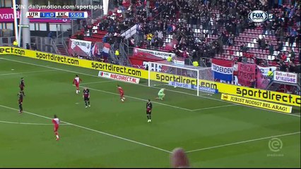 Yassine Ayoub Goal HD - Utrecht 2 - 0 Excelsior - 19.11.2017 (Full Replay)