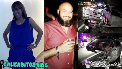 Una pareja sufre terrible accidente en la autopista las americas