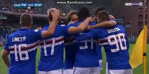 Duvan Zapata Goal HD - Sampdoria 1-0 Juventus 19.11.2017