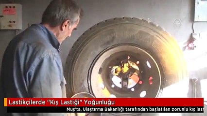 Lastikçilerde "Kış Lastiği" Yoğunluğu
