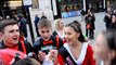 Children enjoy Hamleys Toy Parade on Regent Street in London