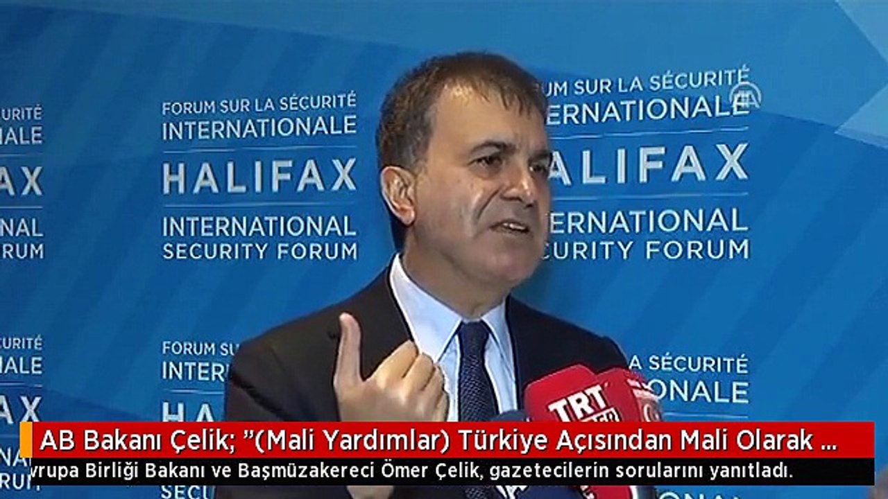 AB Bakanı Çelik: "(Mali Yardımlar) Türkiye Açısından Mali Olarak Birşey İfade Etmez"