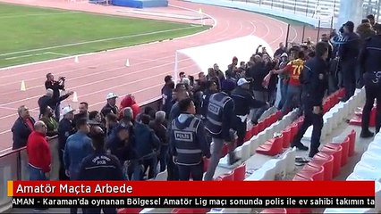 Amatör Maçta Arbede