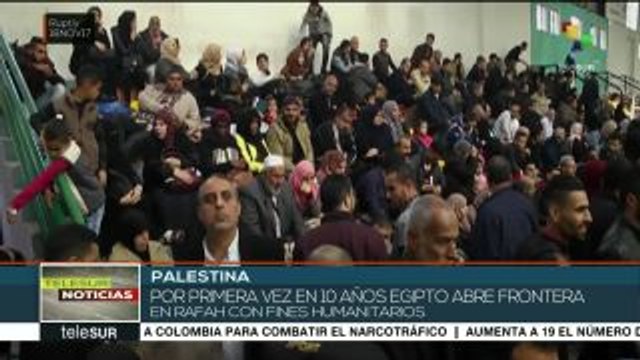 Gob. de Egipto abre el paso de Rafah que conecta con Palestina