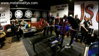 Atte Akkanen penkkipunnerrus 150  kg.FPO raw bench & deadlift night, Kukonkulma Laitila 11.11-2017