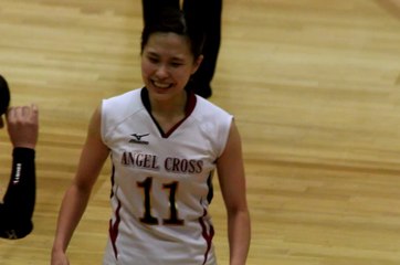 萩原希選手(Nozomi Hagihara)柏エンゼルクロス【女子ﾊﾞﾚｰﾎﾞｰﾙVﾁｬﾚﾝｼﾞﾘｰｸﾞⅡ2017-2018】2017.11.11青山学院大学体育館