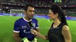 MS Dhoni as a goalkeeper and saves penalty challenge