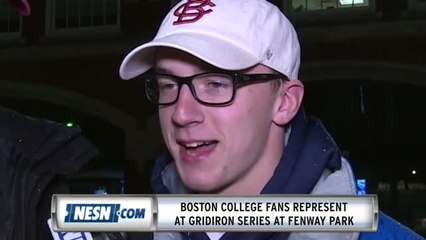 BC Fans Turn Out For Gridiron Series At Fenway Park