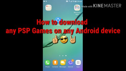 HOW TO DOWNLOAD ANY PSP GAMES ON AN ANDROID DEVICE- Hindi