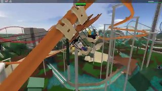 ROBLOX POINT THEME PARK ROLLER COASTER ROLEPLAY | RADIOJH GAMES