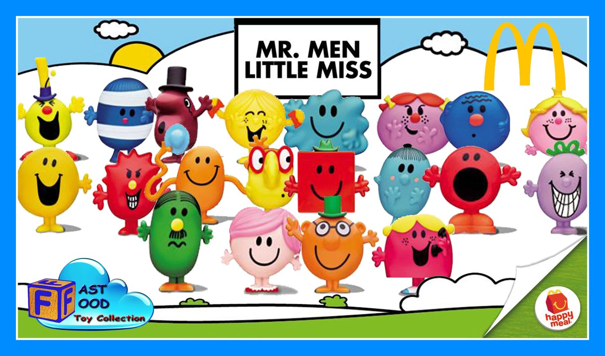 2017 Mr. Men Little Miss McDonald's Happy Meal Toys Asia World (complete set) | fastfoodTOYcollection