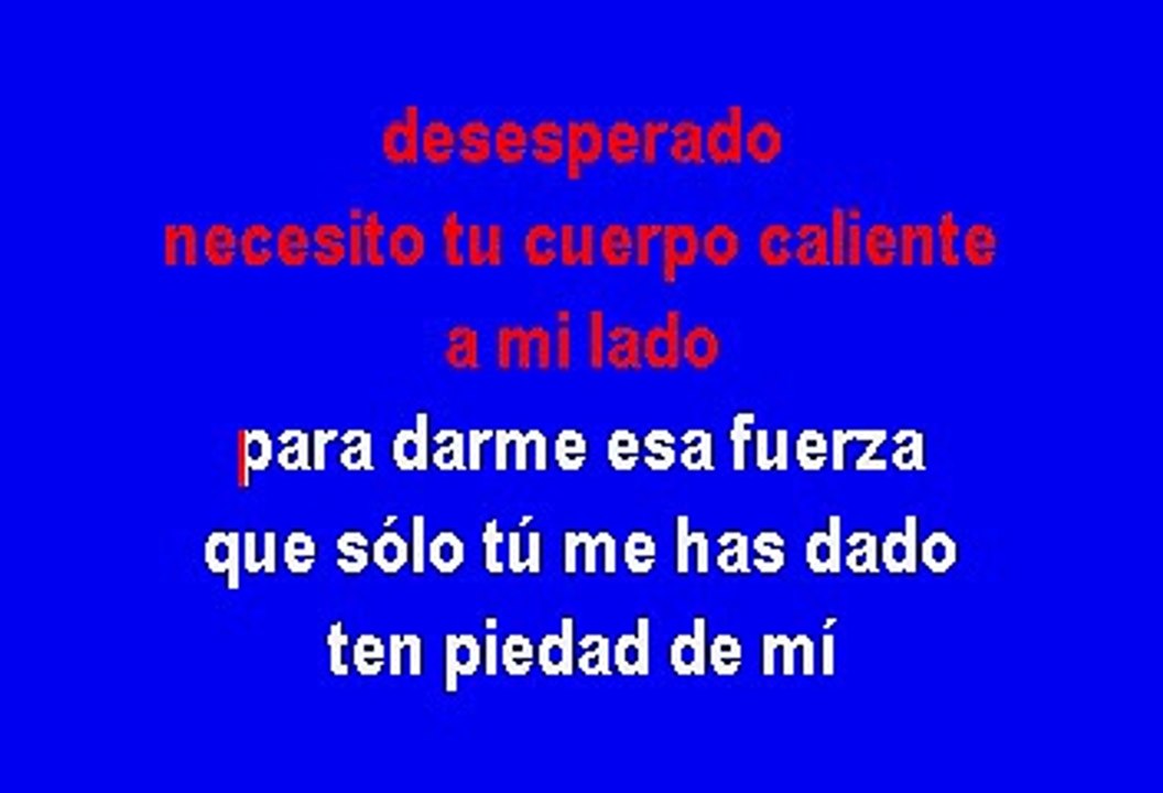 Jose Jose - Desesperado (Karaoke)