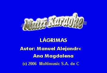 Jose Jose - Lagrimas (Karaoke)