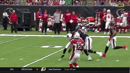 Larry Fitzgerald gets UP for 22-yard catch amid trio of Texans