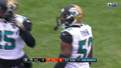 Jaguars' onside kick attempt almost works, but penalty reverses it