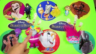 Beauty and the Beast Game with Trolls Bergen Chef, Lady Glitter Sparkles, Belle Toys