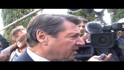 Christian Estrosi à Vitrolles ce matin