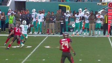 Robert McClain catches dropped pass off of DeVante Parker's hands for an INT