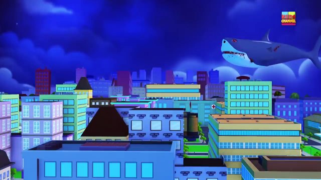 Road Rangers Frank and the scary flying shark in scary rhymes for children by Kids Channel