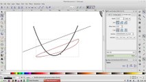 INKSCAPE | GRAFIK PERPOTONGAN GARIS & PARABOLA -DASAR