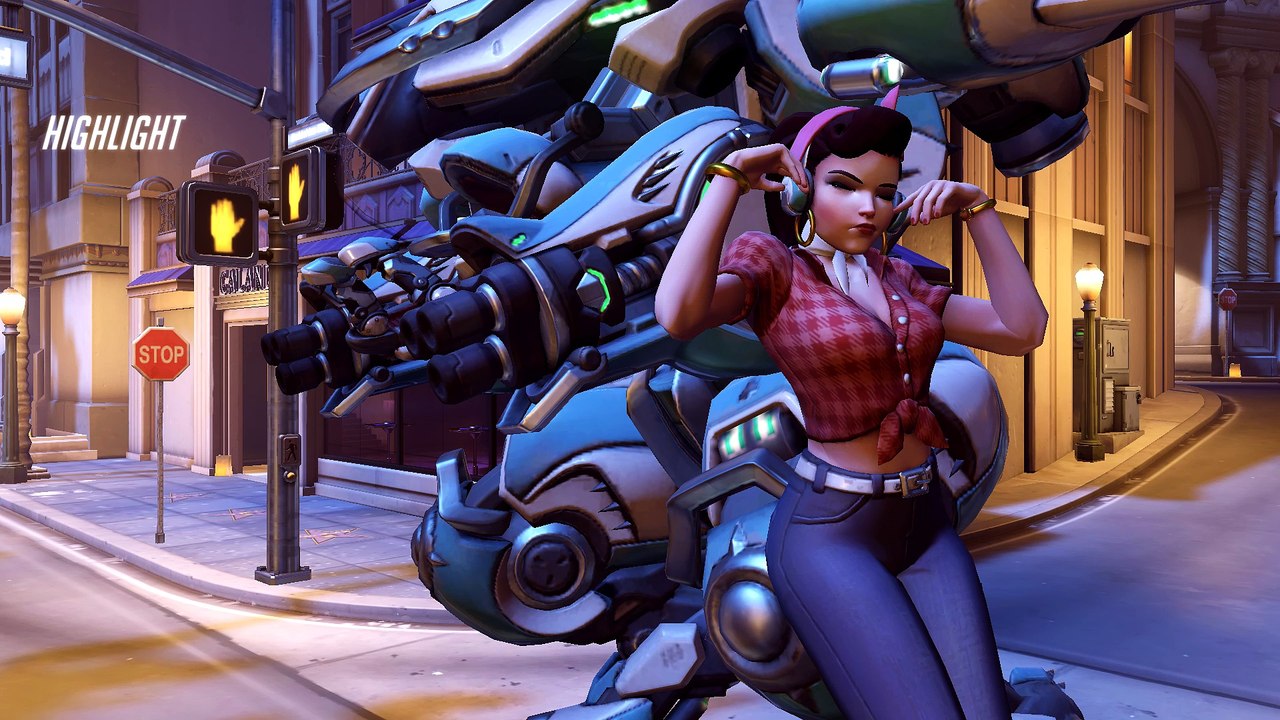 Overwatch 000-DVA-000-076 Highlight Reel 180