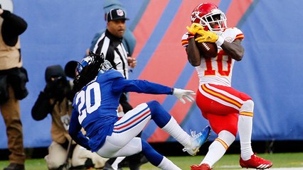 Can't-Miss Play: Tyreek Hill overpowers Janoris Jenkins for 38-yard catch, then flips defender