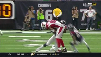 Ricky Seals-Jones' first NFL reception is for a 15-yard gain