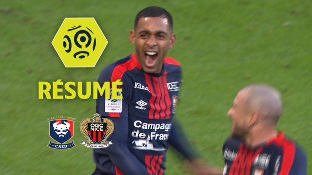 SM Caen - OGC Nice (1-1) - Résumé - (SMC-OGCN) / 2017-18
