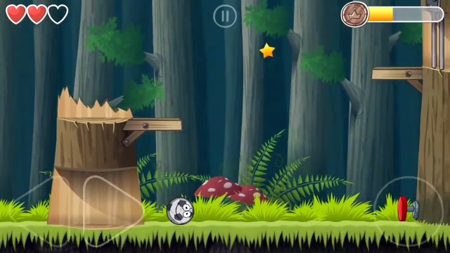 RED BALL 4: Soccer Ball Adventure through Green Hills and Deep Forest