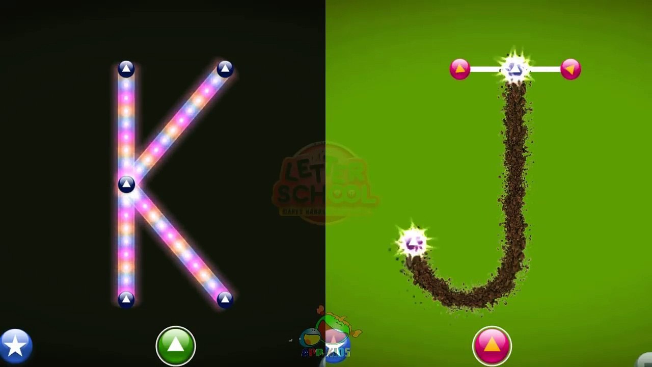 Letters School AZ WHT Style Education app preview app for kids