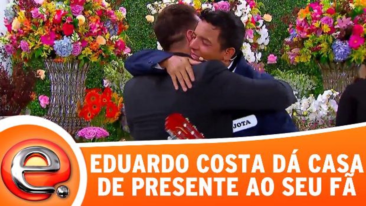 Eduardo Costa dá casa de presente ao seu fã - 19.11.17