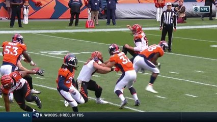 Shaquil Barrett finds a giant hole and blocks Cincinnati punt