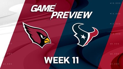 Cardinals vs. Texans Week 11 game preview